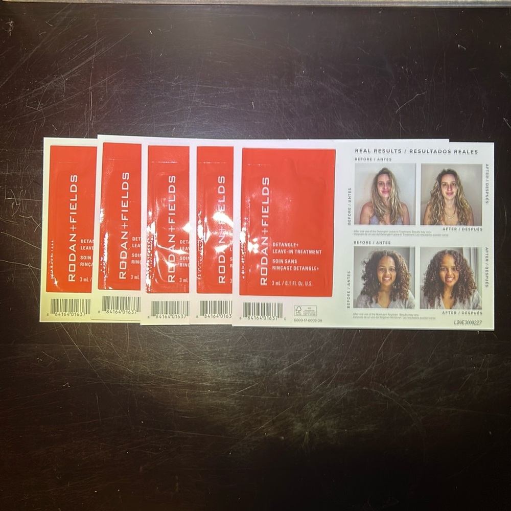 R+F Detangle+ Leave-in Treatment samples x10